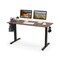 Sit-Stand Home Office Desk with 3 Adjustable Memory Height Settings for Ergonomic Comfort